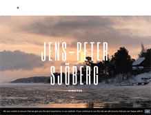 Tablet Screenshot of jens-petersjoberg.com